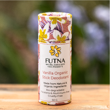 Futna Natural and Organic Vanilla Organic Deodorant Stick